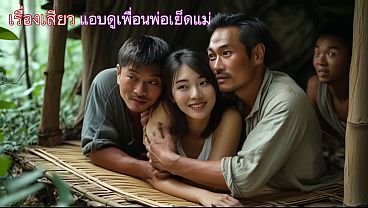 แอบส่องแม่โดนเพื่อนพ่อจับเย็ดหีจนน้ำแตก