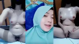 Ukhty Miss Bebel Berhijab Tapi Telanjang Mengocok Memek