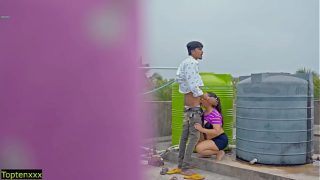 Ngentot Panas Di Atap! Tolong Jangan Crot Di Dalam Memek