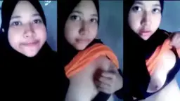 Abg Hijab Sengaja Nunjukin Toket Gede Biar Makin Menggoda