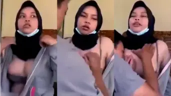 Pulang Sekolah, Langsung Nyocol Nenen Ayang Yang Montok.