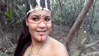 Video Mesum Gadis Hutan Dan Cowok Kota, Ngewe Di Rimba.